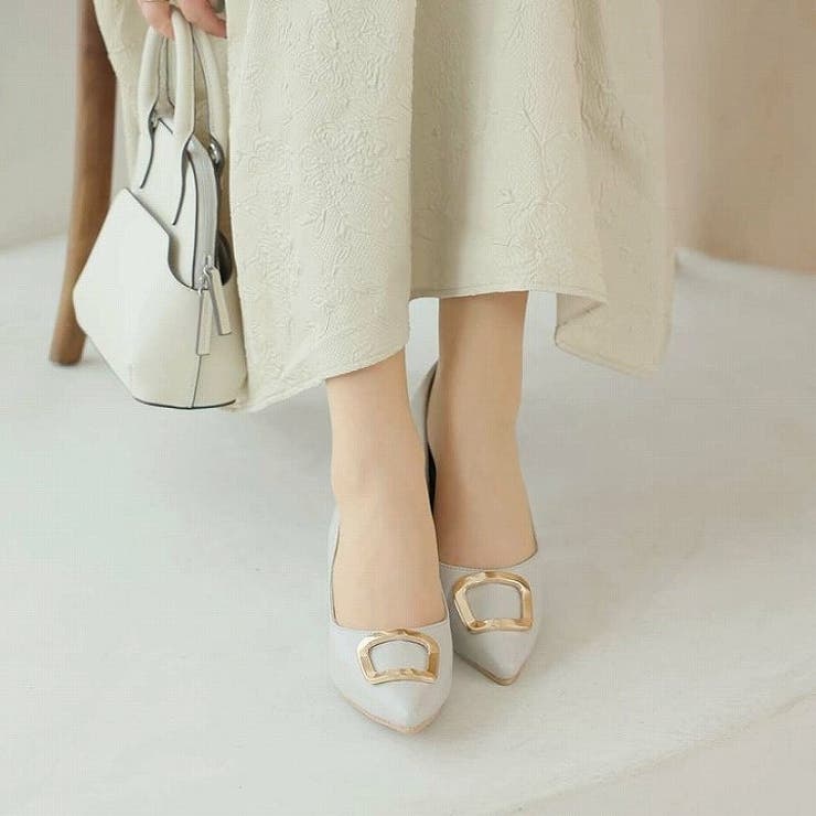 ポインテッドトゥゴールドモチーフパンプス | VIVIAN COLLECTION | 詳細画像9 