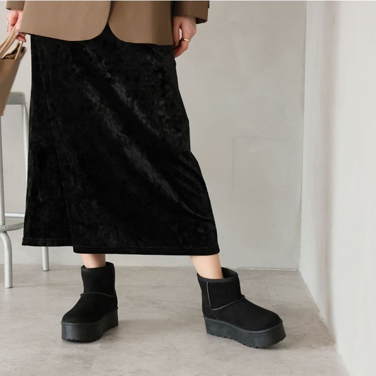 厚底ムートンブーツ | VIVIAN COLLECTION | 詳細画像9 