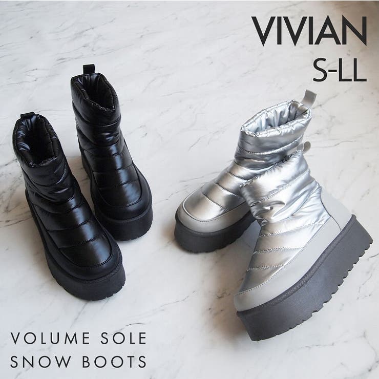 厚底防寒スノーブーツ | VIVIAN COLLECTION | 詳細画像1 
