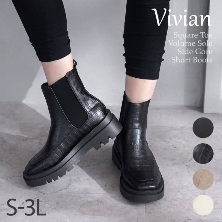 22年秋冬再販 Vivian ブーツ[品番：VIVS0009649]｜VIVIAN Collection （ヴィヴィアンコレクション ）のレディース ファッション通販｜SHOPLIST（ショップリスト）