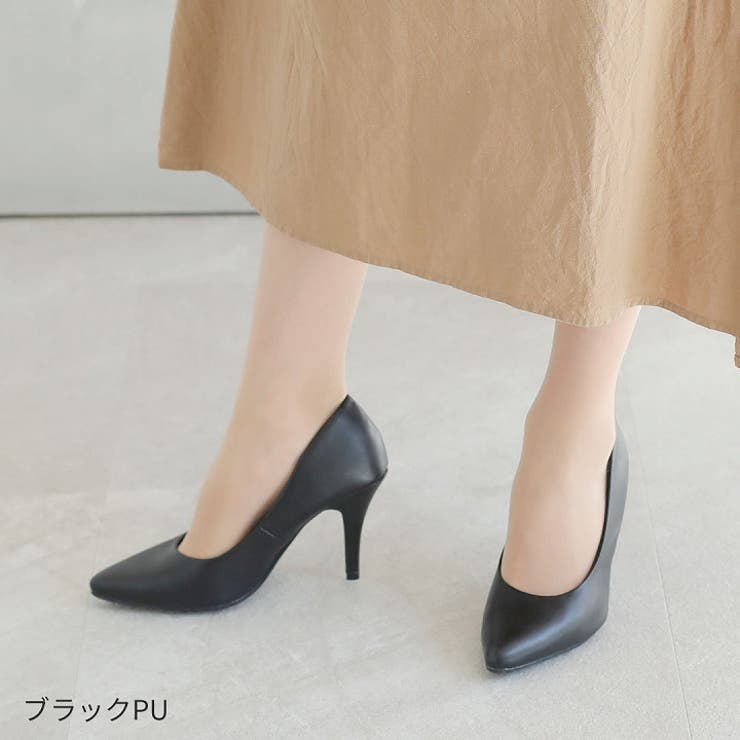 ポインテッドトゥ9cmキレイめパンプス[品番：VIVS0000745