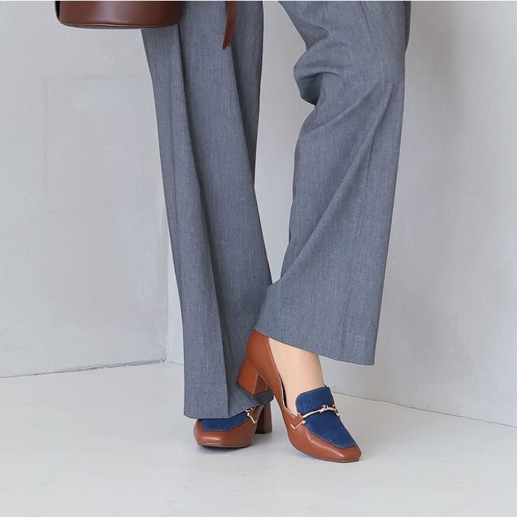 スクエアトゥビット付きローファーパンプス | VIVIAN COLLECTION | 詳細画像16 