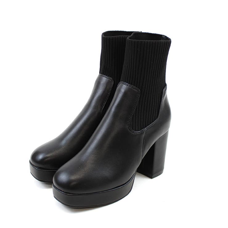 厚底プラットフォームニットブーツ[品番：VIVS0009843]｜VIVIAN COLLECTION（ヴィヴィアンコレクション  ）のレディースファッション通販｜SHOPLIST（ショップリスト）