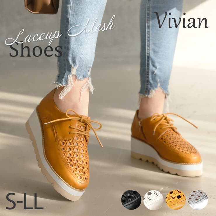 Vivian レースアップ シューズ 品番 Vivs Vivian Collection ヴィヴィアンコレクション のレディース ファッション通販 Shoplist ショップリスト