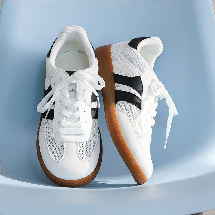 ローテク異素材レースアップスニーカー[品番：VIVS0009934]｜VIVIAN