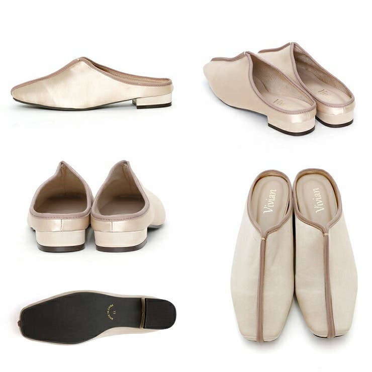 スリッパ チャイナシューズ ミュール | VIVIAN COLLECTION | 詳細画像3 