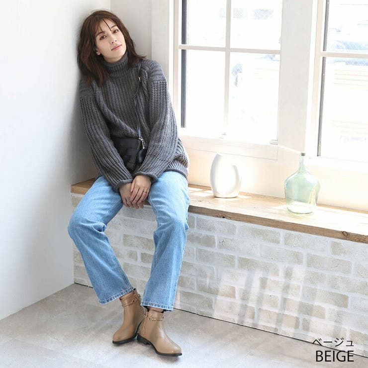 軽量ソール＆ローヒールサイドビット付きショートブーツ | VIVIAN COLLECTION | 詳細画像13 