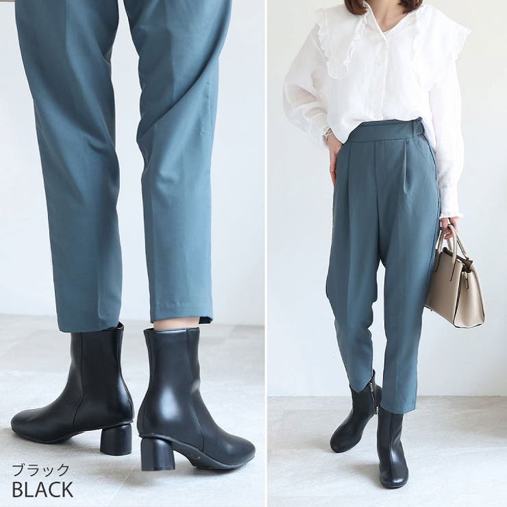 ウッド柄ヒールショートブーツ | VIVIAN COLLECTION | 詳細画像12 