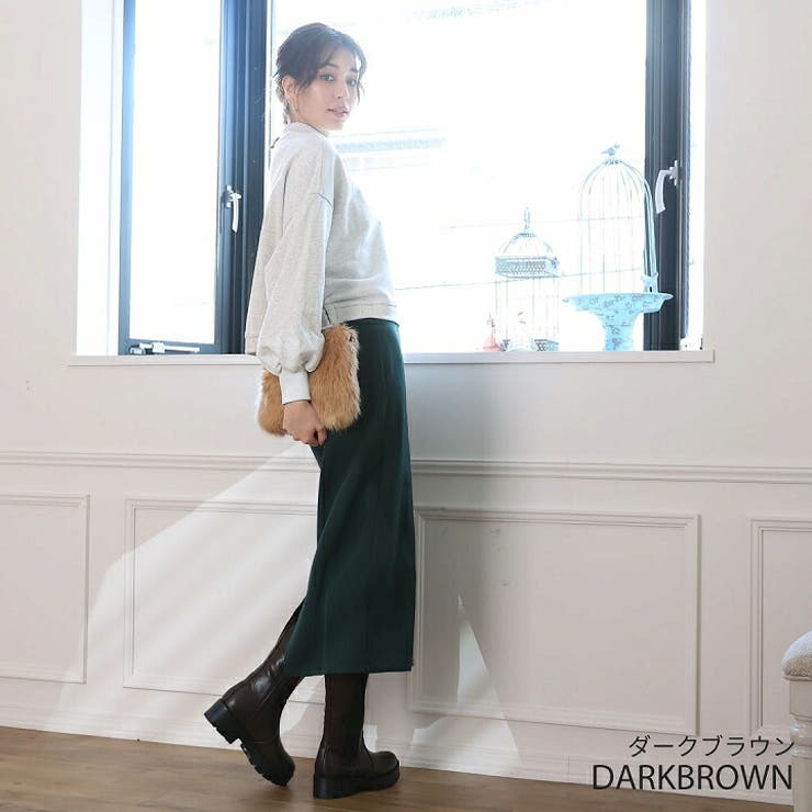 厚底サイドゴアロングブーツ | VIVIAN COLLECTION | 詳細画像13 