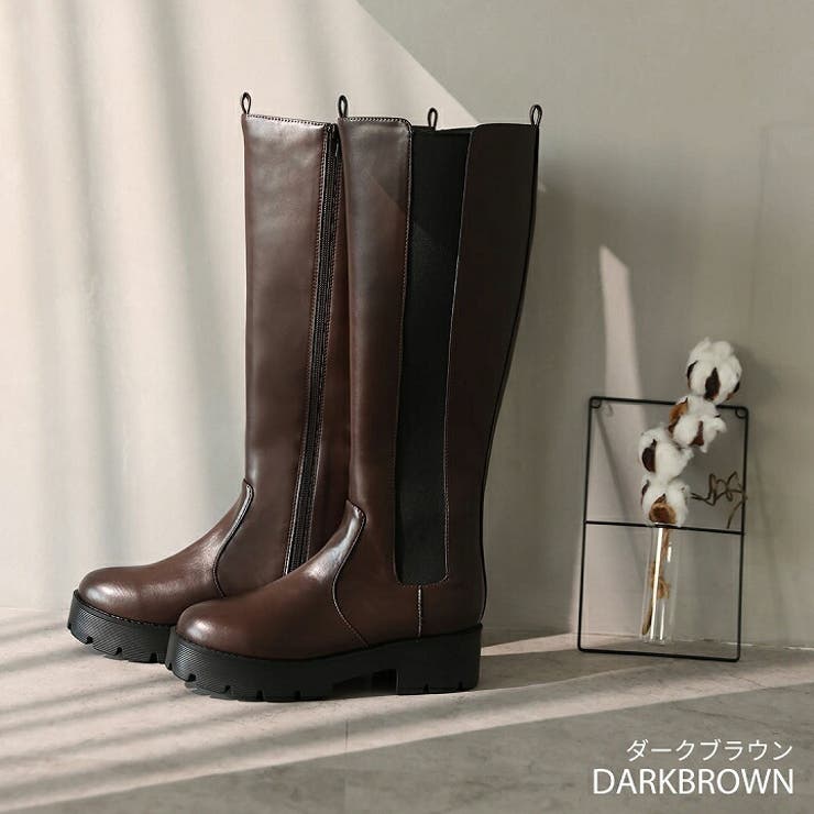 厚底サイドゴアロングブーツ | VIVIAN COLLECTION | 詳細画像15 