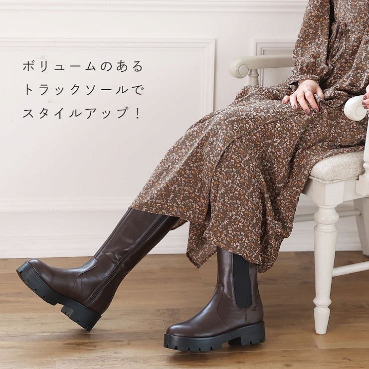 厚底サイドゴアロングブーツ | VIVIAN COLLECTION | 詳細画像6 