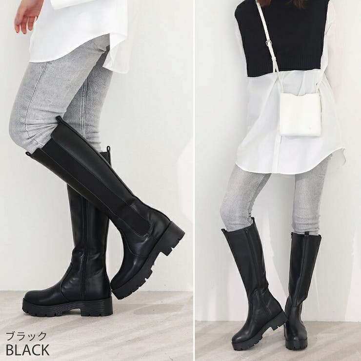 厚底サイドゴアロングブーツ | VIVIAN COLLECTION | 詳細画像10 