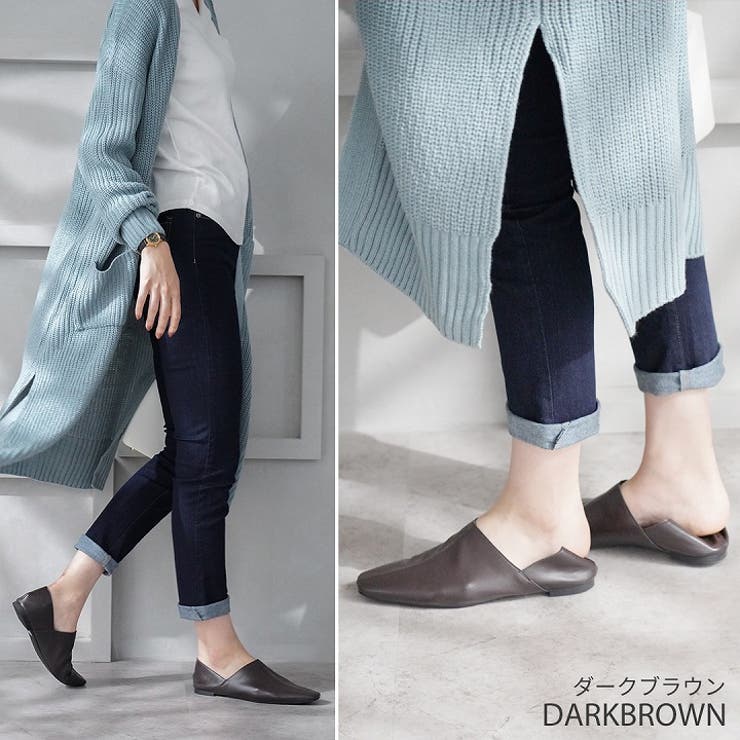 uni's room■3color スクエア2wayヒールバブーシュ SS-AW23-18 楽天市場】スリッパ クノーク バブーシュ 3Lサイズ シンプル
