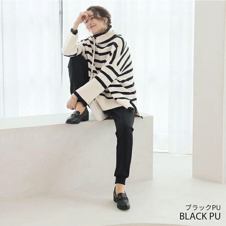 【VIVAIA】ポインテッドトゥ リボン付き ローファー　22.5 VIVAIA ポインテッドトゥ リボン付き ローファー 22センチ VIVAIA