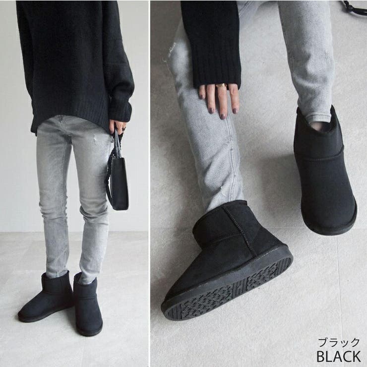 撥水ムートンブーツショート丈 | VIVIAN COLLECTION | 詳細画像11 