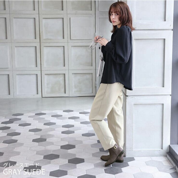 軽量ソール&ローヒールベルテッドショートブーツ | VIVIAN COLLECTION | 詳細画像16