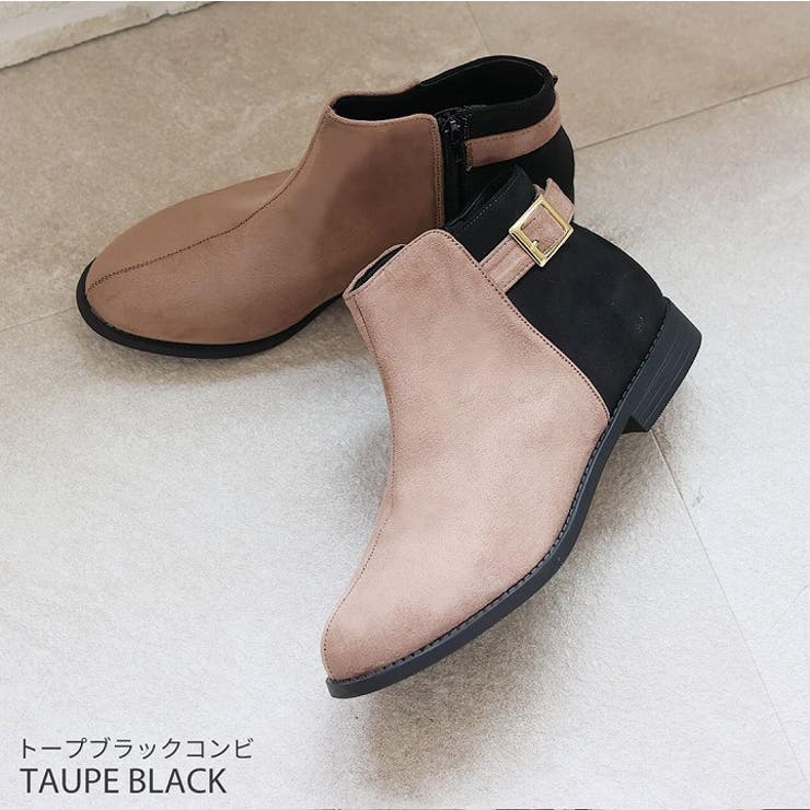 軽量ソール&ローヒールベルテッドショートブーツ | VIVIAN COLLECTION | 詳細画像19