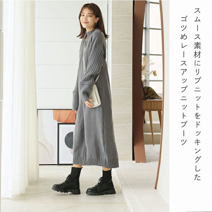 VIVIAN ブーツ レディース ロングブーツ ストレッチブーツ 厚底