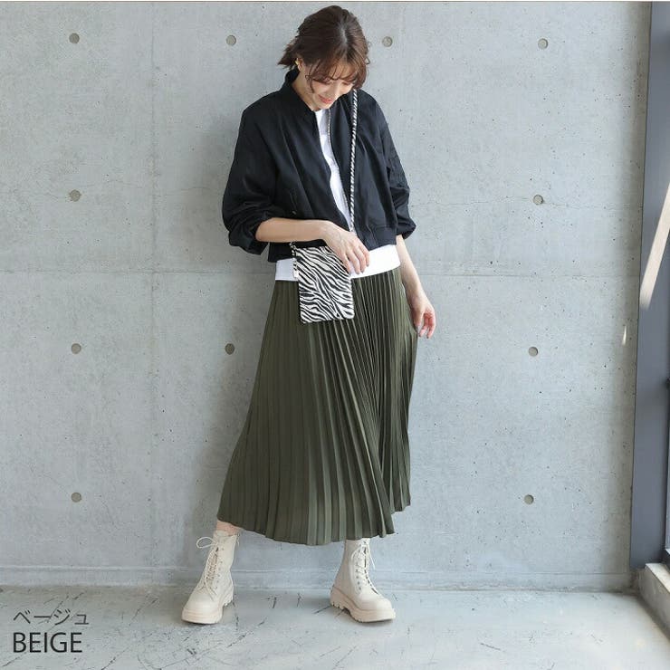 厚底レースアップストレッチショートブーツ | VIVIAN COLLECTION | 詳細画像15 