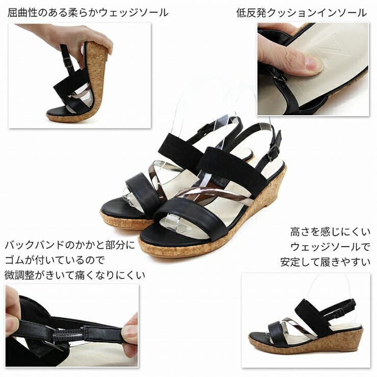 23年春新作Vivianサンダルレディース痛くない歩きやすいV0457SM