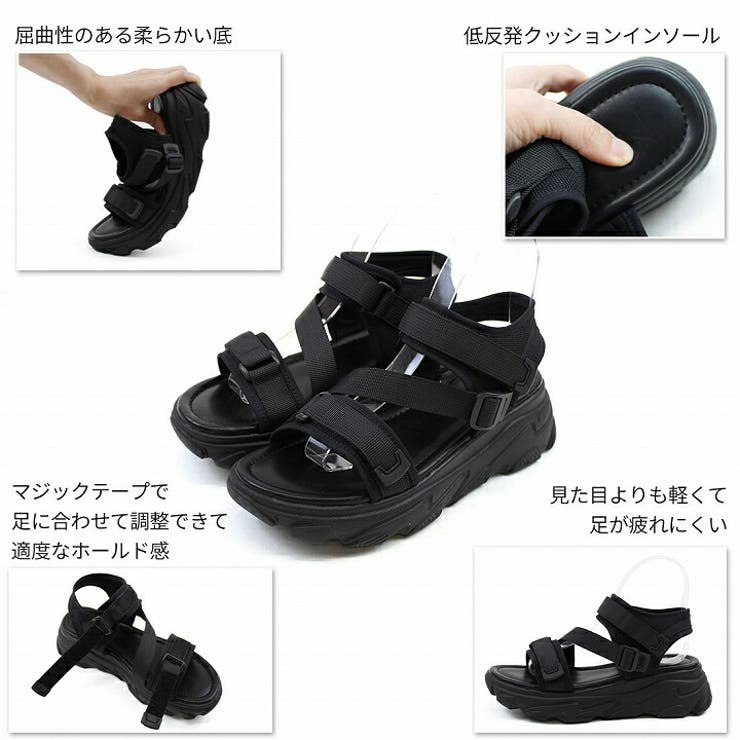 23年春新作Vivianサンダルレディース痛くない歩きやすいV45510SM
