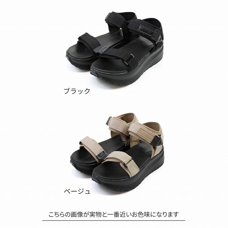 厚底ベルクロダッドスポーツサンダル[品番：VIVS0009807