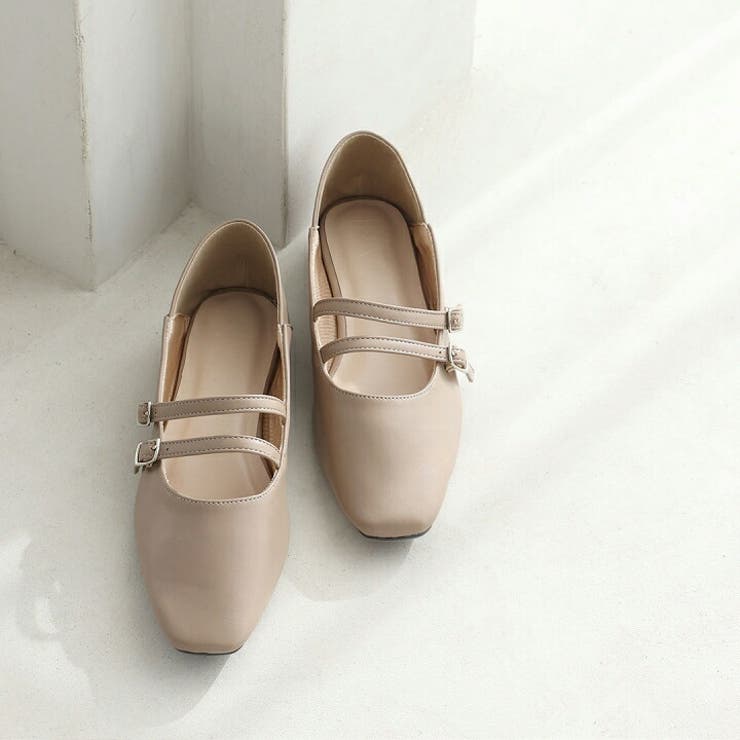 ダブルストラップバブーシュ WEB限定カラー】ダブルストラップバブーシュ(シューズ)｜FURFUR