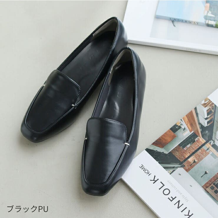 【履きごこちやみつき感激】スクエアトゥ2cmヒールローファーパンプス | VIVIAN COLLECTION | 詳細画像19 