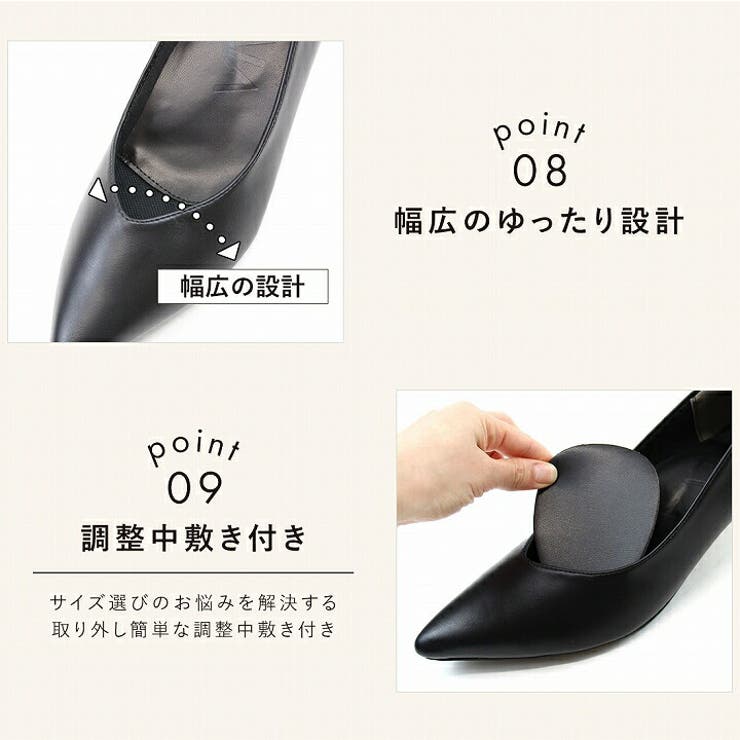 美品COLE HAAN 黒 スタッズ ポインテッドトゥ パンプス ヒール約5cm スタッズ カットアウトポインテッドトゥパンプス - ブラック