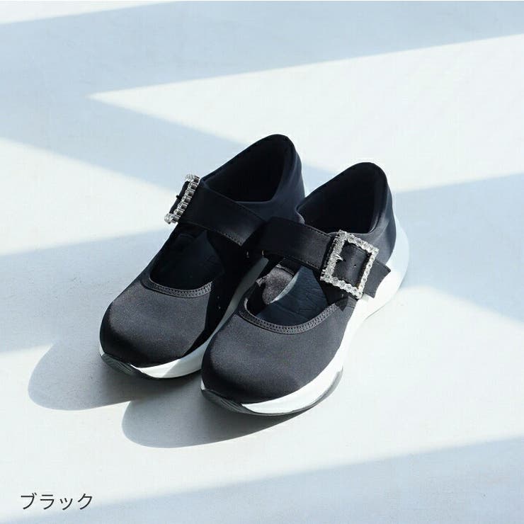 厚底ビジューバックルストラップスニーカー[品番：VIVS0009921]｜VIVIAN COLLECTION（ヴィヴィアンコレクション  ）のレディースファッション通販｜SHOPLIST（ショップリスト）