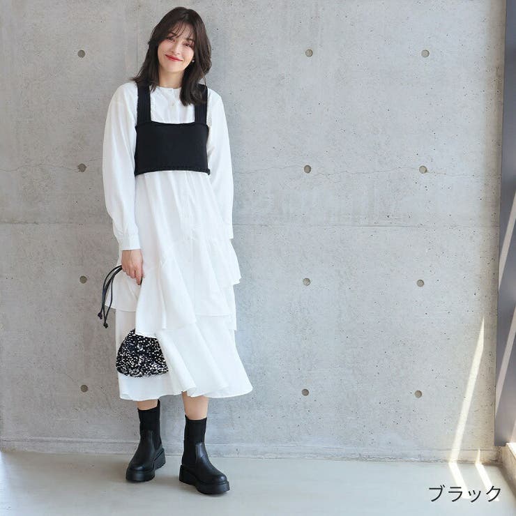 厚底ニットショートブーツ[品番：VIVS0009950]｜VIVIAN
