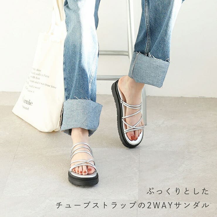 23年春新作Vivianサンダルレディース痛くない歩きやすいV28110SM