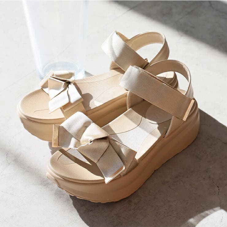 厚底リボンダッドスポーツサンダル | VIVIAN COLLECTION | 詳細画像7 