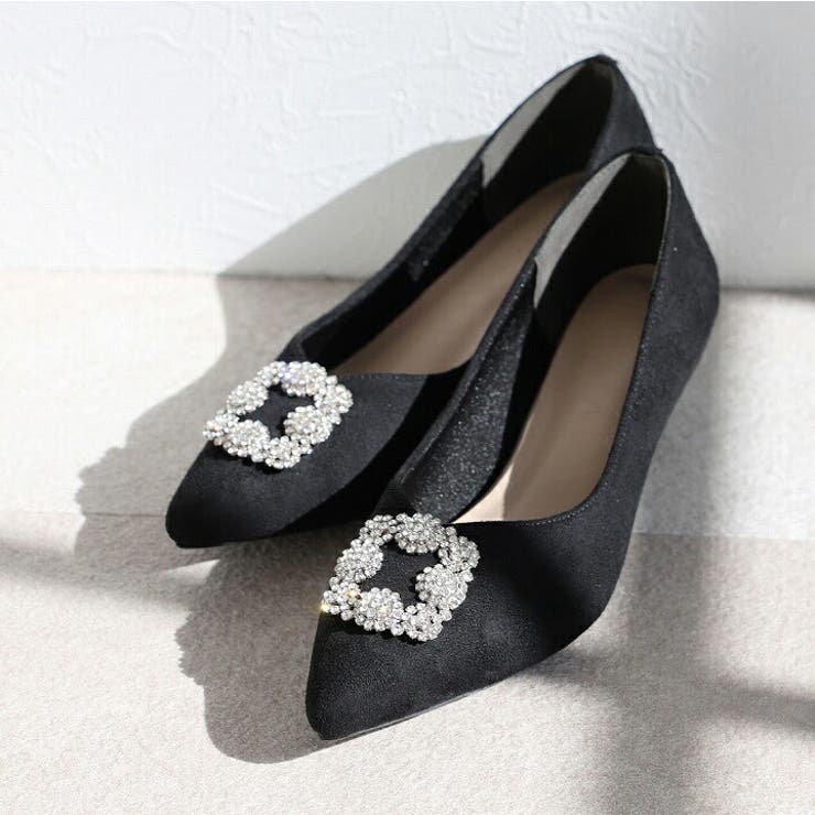 ポインテッドトゥビジューバックルモチーフパンプス | VIVIAN COLLECTION | 詳細画像8 