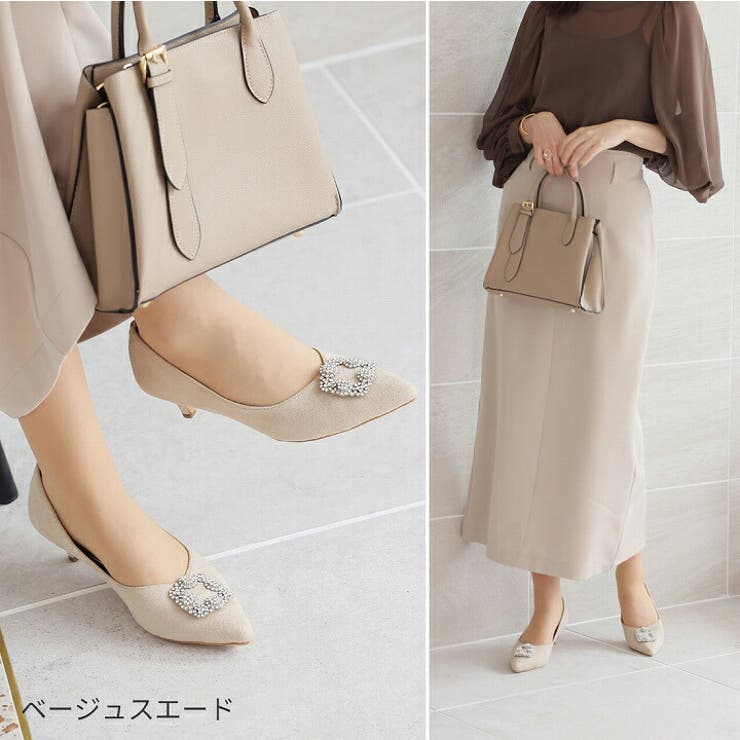 ポインテッドトゥビジューバックルモチーフパンプス | VIVIAN COLLECTION | 詳細画像11 