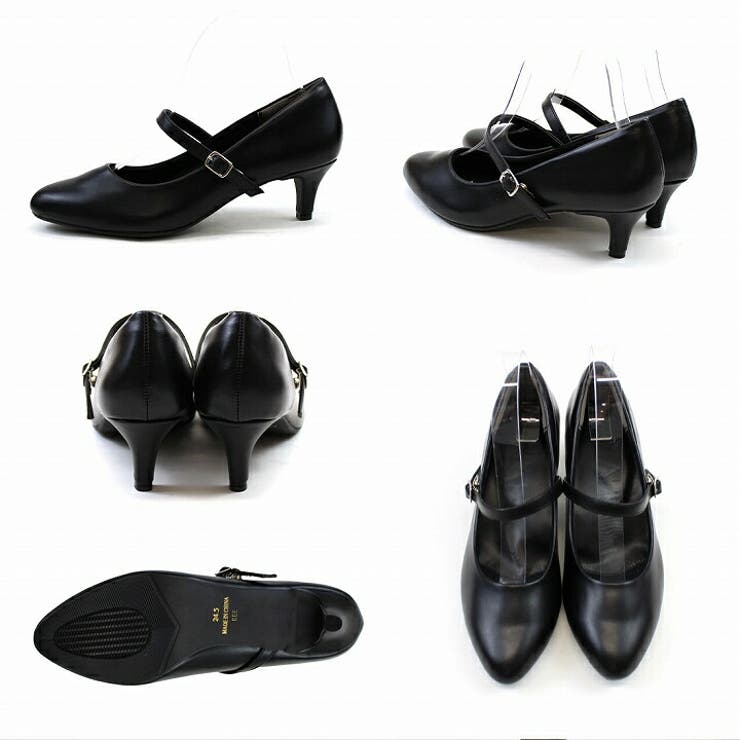 【履きごこちやみつき感激】アーモンドトゥストラップ5cmヒールパンプス | VIVIAN COLLECTION | 詳細画像12 