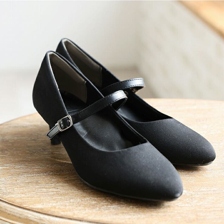 【履きごこちやみつき感激】アーモンドトゥストラップ5cmヒールパンプス | VIVIAN COLLECTION | 詳細画像15 