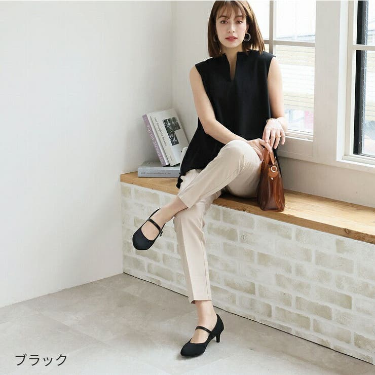 【履きごこちやみつき感激】アーモンドトゥストラップ5cmヒールパンプス | VIVIAN COLLECTION | 詳細画像17 