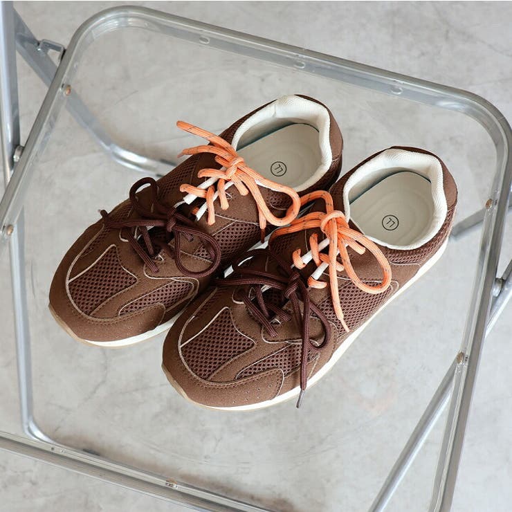 靴ひも2種類付き やわらかソールダブルシューレーススニーカー | VIVIAN COLLECTION | 詳細画像5 