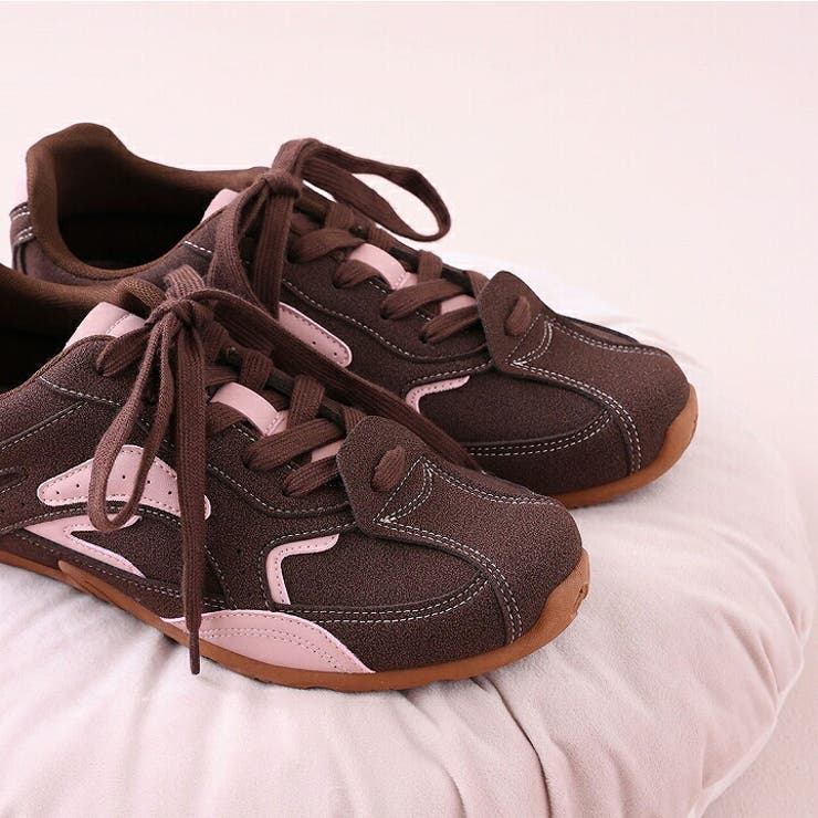 やわらかソールバイカラーレースアップスニーカー | VIVIAN COLLECTION | 詳細画像19 