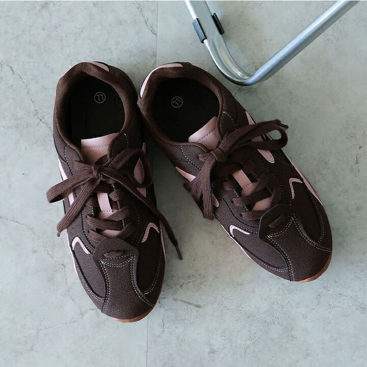 やわらかソールバイカラーレースアップスニーカー | VIVIAN COLLECTION | 詳細画像5 