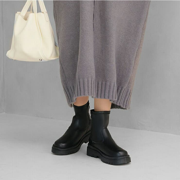 晴雨兼用 厚底ストレッチブーツ | VIVIAN COLLECTION | 詳細画像9 