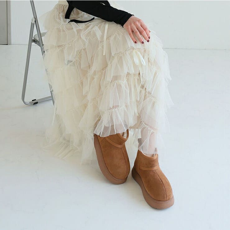 もふぽか厚底ムートンブーツ | VIVIAN COLLECTION | 詳細画像13 