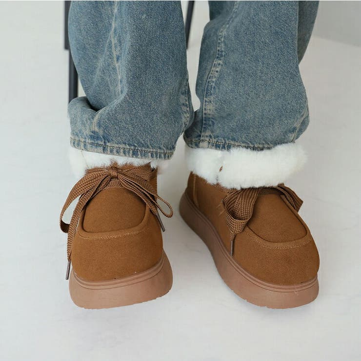 もふぽかリボン厚底ムートンブーツ | VIVIAN COLLECTION | 詳細画像12 