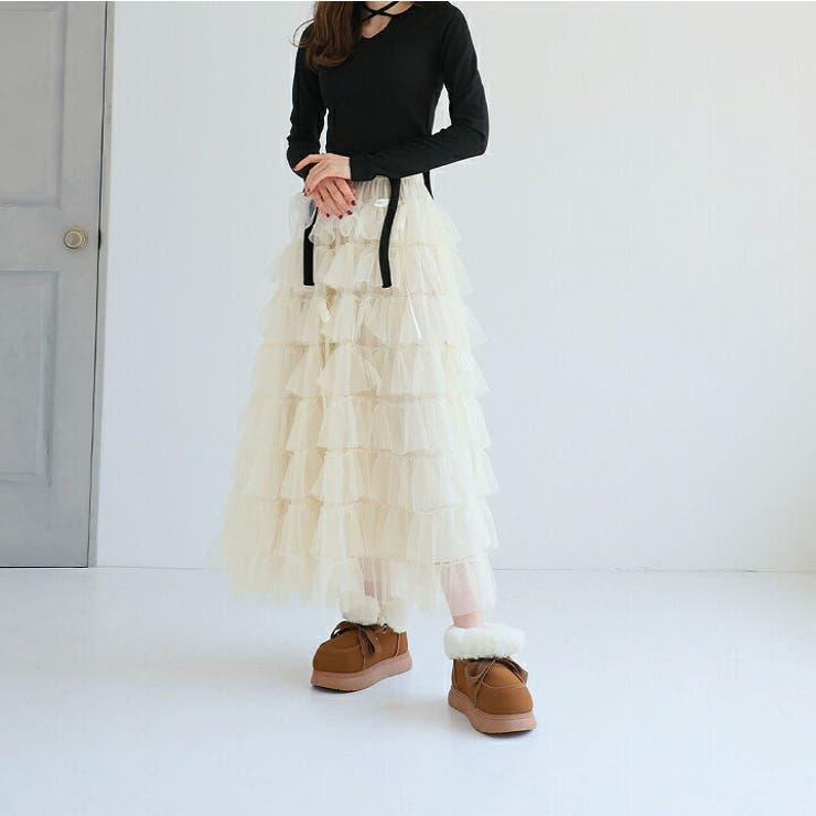 もふぽかリボン厚底ムートンブーツ | VIVIAN COLLECTION | 詳細画像14 