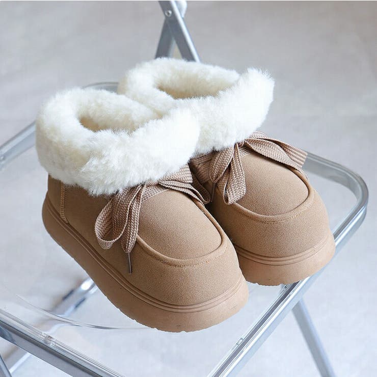 もふぽかリボン厚底ムートンブーツ | VIVIAN COLLECTION | 詳細画像19 