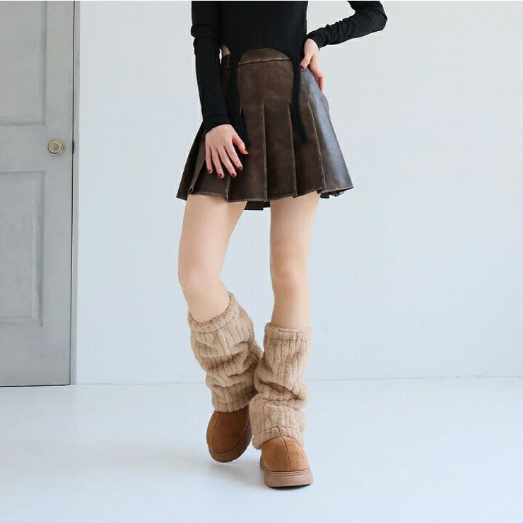 もふぽか2WAY厚底ムートンファーカバーブーツ | VIVIAN COLLECTION | 詳細画像15 