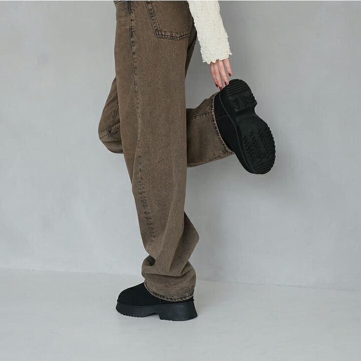 もふぽか厚底5.5cmチャンキーヒールムートンブーツ | VIVIAN COLLECTION | 詳細画像17 