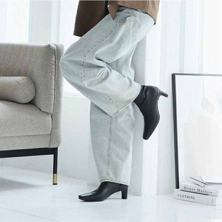 プレートヒールストレッチショートブーツ | VIVIAN COLLECTION | 詳細画像17 