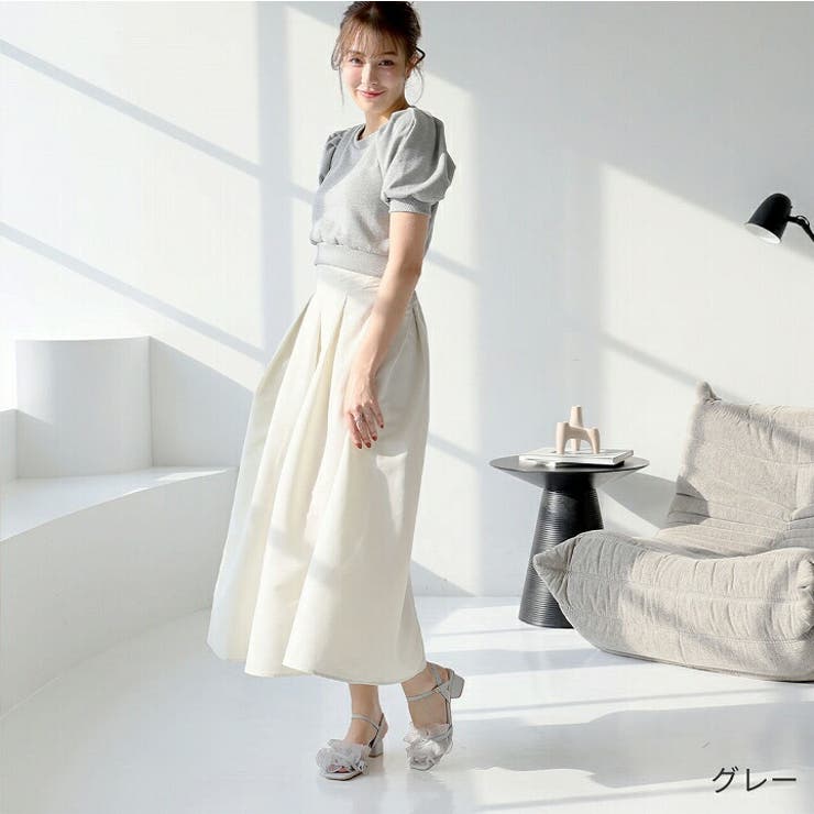 シアークロスフリルスクエアトゥストラップサンダル | VIVIAN COLLECTION | 詳細画像17 